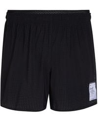Satisfy - Space-O 5 Perforated Stretch-Jersey Shorts - Lyst