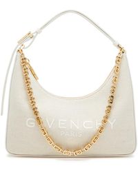 Givenchy - Moon Cut Out Small Canvas Shoulder Bag - Lyst