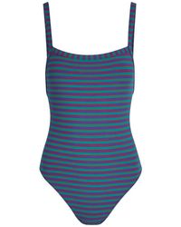 Lido - Trentanove Striped Swimsuit - Lyst