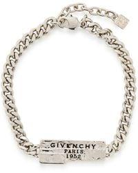 Givenchy - Tape Designer-Engraved Chain Bracelet - Lyst