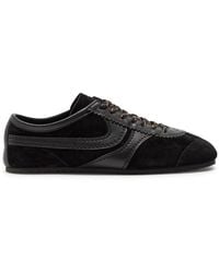 Dries Van Noten - Dustin Panelled Suede Sneakers - Lyst