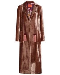 La DoubleJ - Duster Tassel Velvet Coat - Lyst