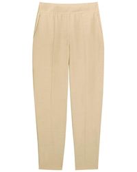 JOSEPH - Aix Tapered-Leg Woven Trousers - Lyst