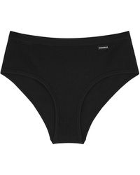 Chantelle - Comfort Ribbed Stretch-Cotton Briefs - Lyst