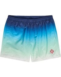 CASABLANCA - Degradé Logo-Print Shell Swim Shorts - Lyst