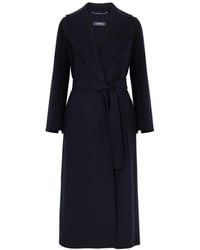 Max Mara - S Max Mara Poldo Belted Wool Coat - Lyst