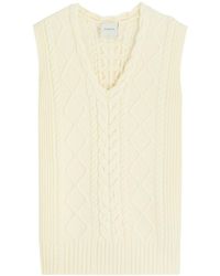 Varley - Kay Cable-Knit Vest - Lyst