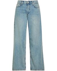 Rag & Bone - Saige Low-Rise Straight-Leg Jeans - Lyst