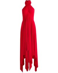 Norma Kamali - Convertible Asymmetric Stretch-Jersey Midi Dress - Lyst