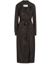 Dries Van Noten - Rolana Striped Woven Trench Coat - Lyst