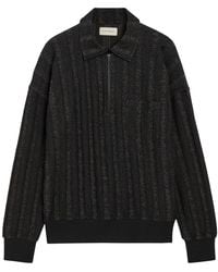 Oliver Spencer - Lorimer Two-Toned Cotton-Blend Polo Jumper - Lyst