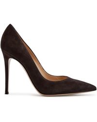 Gianvito Rossi - Gianvito 105 Suede Pumps - Lyst