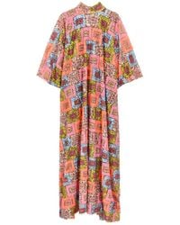 ‎Taller Marmo - Bermuda Sequin-Embellished Chiffon Maxi Kaftan Dress - Lyst