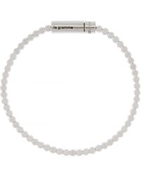 Le Gramme - 11g Polished Sterling Beads Bracelet - Lyst