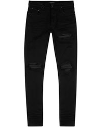 Amiri - Mx1 Distressed Skinny Jeans - Lyst