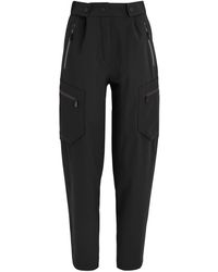 Moncler - Nylon Trousers with Adjustable Waistband - Lyst