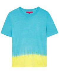The Elder Statesman - Dip-Dyed Cotton-Blend T-Shirt - Lyst