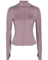 Stella McCartney - Adidas X Training Stretch-Jersey Midlayer Jacket - Lyst