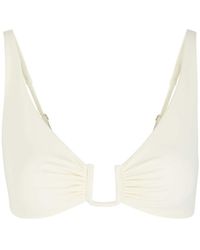 Away That Day - Lido Undici High Waist Scoop Neck Designer Dark Bikini - Lyst