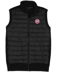 Canada Goose - Hybridge Knit Quilted Shell And Wool Gilet - Lyst