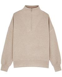 Varley - Hawley Half-Zip Stretch-Jersey Sweatshirt - Lyst