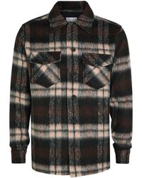 Raith - Caldera Plaid Brushed Felt Overshirt - Lyst