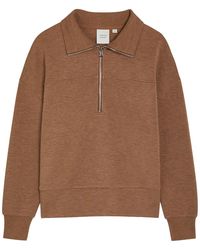 Varley - Kayleigh Half-Zip Stretch-Jersey Sweatshirt - Lyst