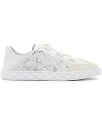 Jimmy Choo - Diamond Light Flex Perforated Leather Sneakers - Lyst