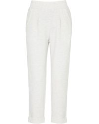 Varley - The Rolled Stretch-Jersey Sweatpants - Lyst