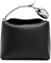 Erdem - Bloom Mini Leather Top Handle Bag - Lyst