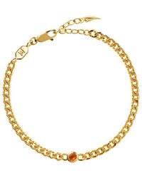 Missoma - November Birthstone 18kt Vermeil Bracelet - Lyst
