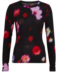 Rag & Bone - Sabeen Floral-print Stretch-jersey Top - Lyst