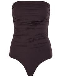 Agolde - Gwyneth Ruched Stretch-Jersey Bodysuit - Lyst