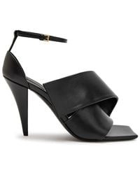 Givenchy - Twisted Leather Sandals - Lyst