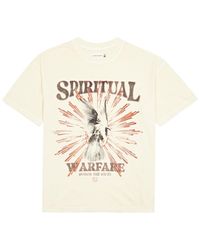 Honor The Gift - Spiritual Conflict Printed Cotton T-Shirt - Lyst
