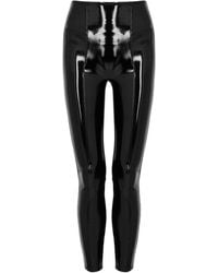 Spanx - Patent Faux-Leather Leggings - Lyst