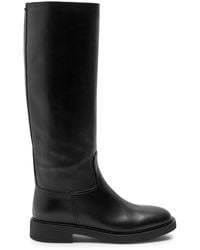 Gianvito Rossi - Ascott Leather Knee-High Boots - Lyst