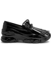 Simone Rocha - Tracker Loafer Fringed Leather Sneakers - Lyst