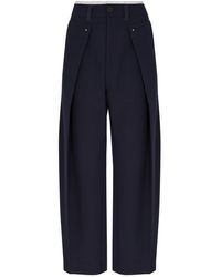 High - Magnificent Tapered-leg Twill Trousers - Lyst