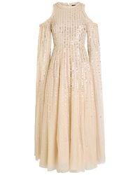 Needle & Thread - Moonlight Sequin-Embellished Tulle Gown - Lyst