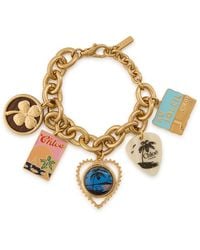 Chloé - The Chloé Postcards Charm Chain Bracelet - Lyst
