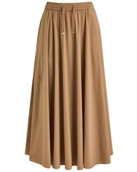 Herno - Stretch-Nylon Midi Skirt - Lyst