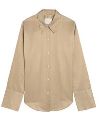 Citizens of Humanity - Camilia Striped Cotton And Silk-Blend Shirt - Lyst