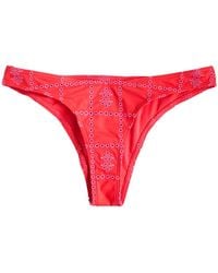 Damson Madder - Embroidered Bikini Briefs - Lyst
