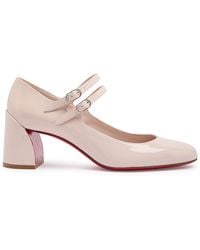 Christian Louboutin - Miss Jane 55 Patent Leather Pumps - Lyst
