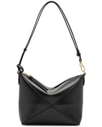 Loewe - Puzzle Fold Leather Shoulder Bag - Lyst