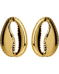 Eliou - Concha -plated Drop Earrings - Lyst