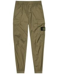 Stone Island - Stretch-Cotton Cargo Trousers - Lyst