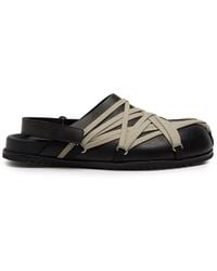 Rick Owens - Mega Lace Leather Mules - Lyst