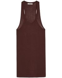 Lemaire - Scoop-Neck Fine-Knit Mini Dress - Lyst
